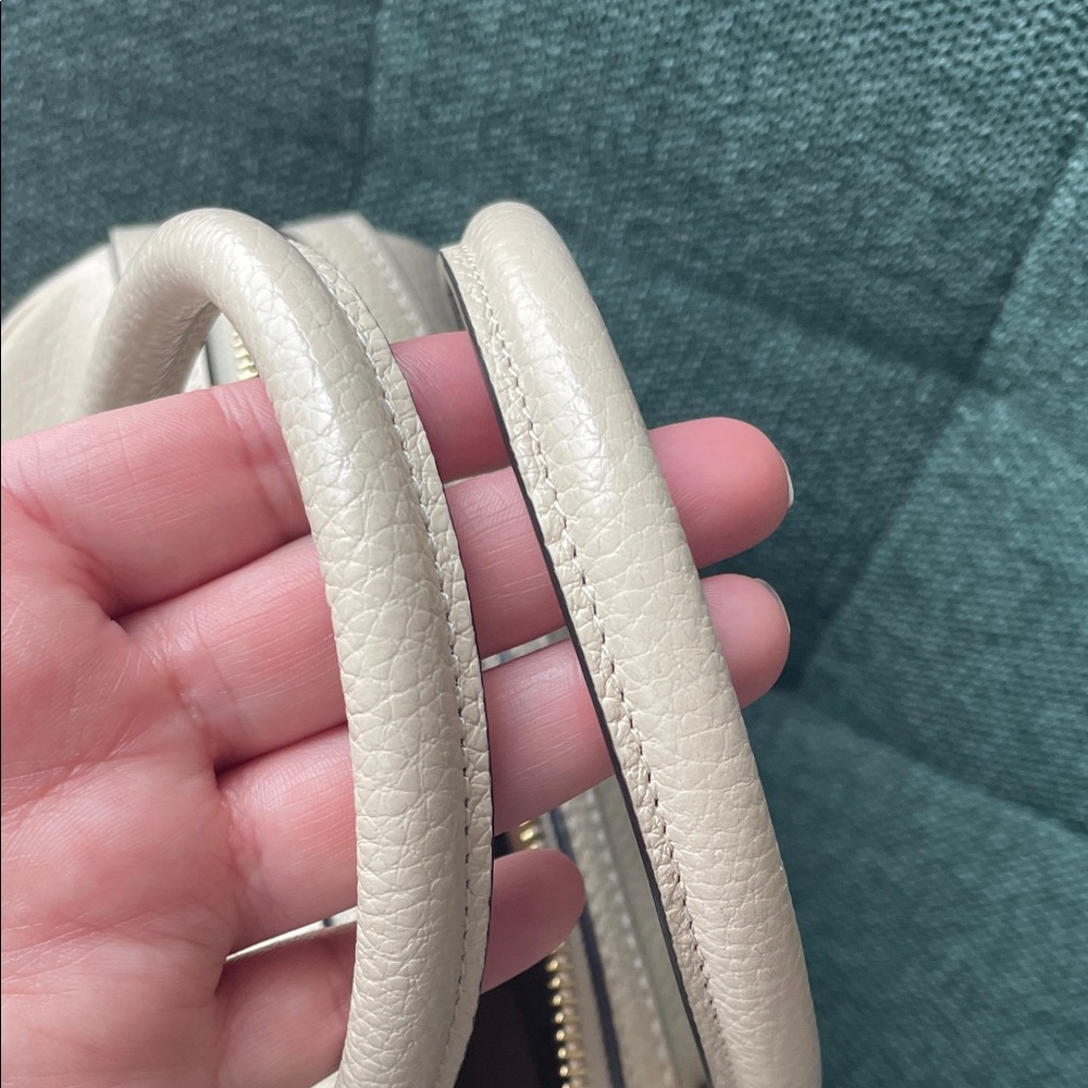 Coach Beige ivory Leather Rowan Satchel - Picture 8 of 8